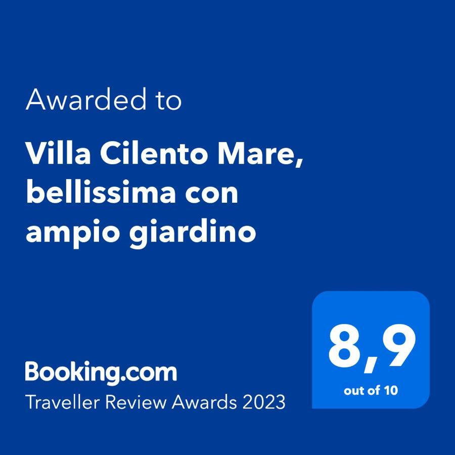 Villa Cilento Mare, Bellissima Con Ampio Giardino Capitello Exterior photo